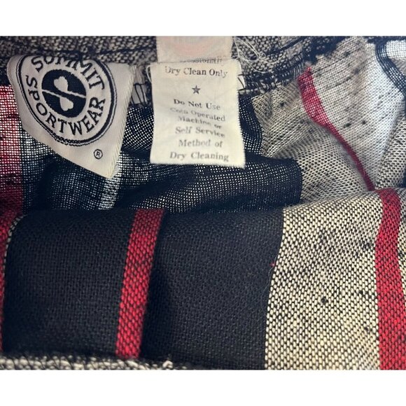 Summit Sportwear Vintage Plaid Academia Preppy Skirt Size Med Union Label - Picture 7 of 9